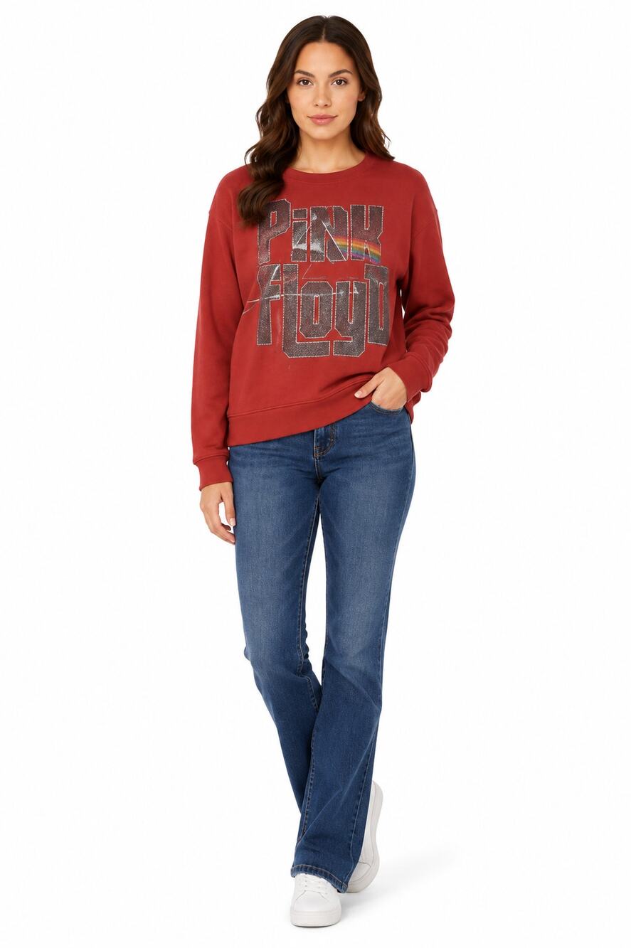 Hybrid Apparel Pink Floyd Prism Graphic Sweatshirt – Women’s Size Large